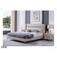 深圳卡斯赫靜音軟床，現(xiàn)代時尚輕奢極簡軟體床，頭層牛皮、硅膠皮、貓抓布軟床廠家