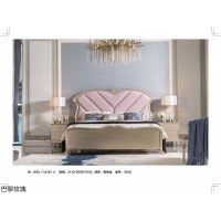 巴黎玫瑰家具，南康歐美輕奢家具，歐式、美式輕奢實(shí)木床，江西域弘家具生產(chǎn)廠家