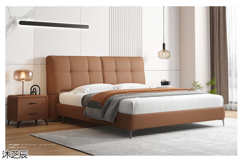 沐芝辰現代極簡軟體床、軟體沙發