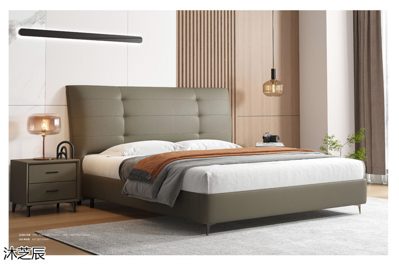 沐芝辰現代極簡軟體床、軟體沙發