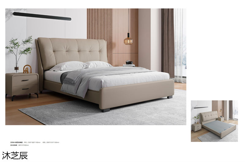沐芝辰現代極簡軟體床、軟體沙發