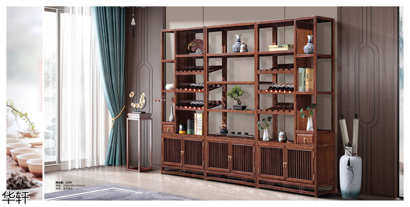 華軒家私 金花梨木、烏金木辦公&middot;茶室空間家具