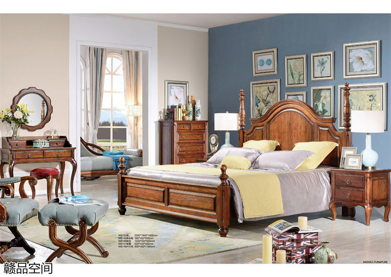 贛品空間胡桃色系列美式家具