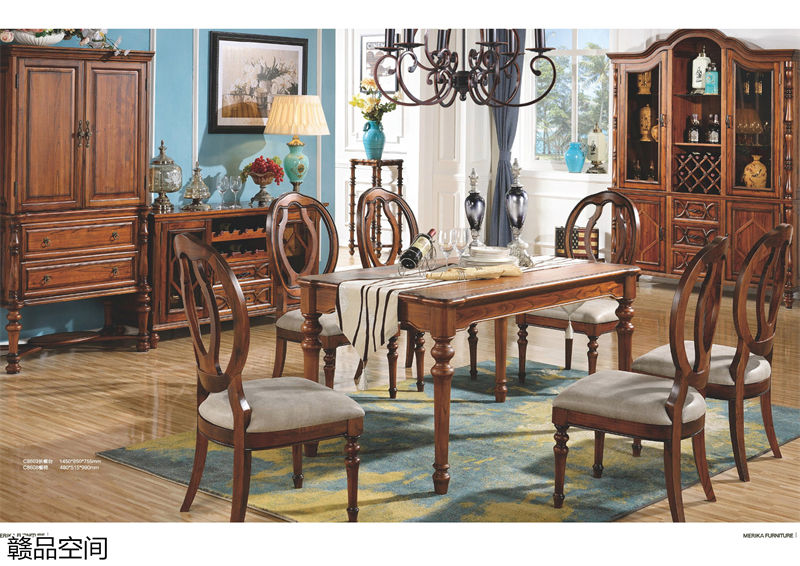 贛品空間胡桃色系列美式家具