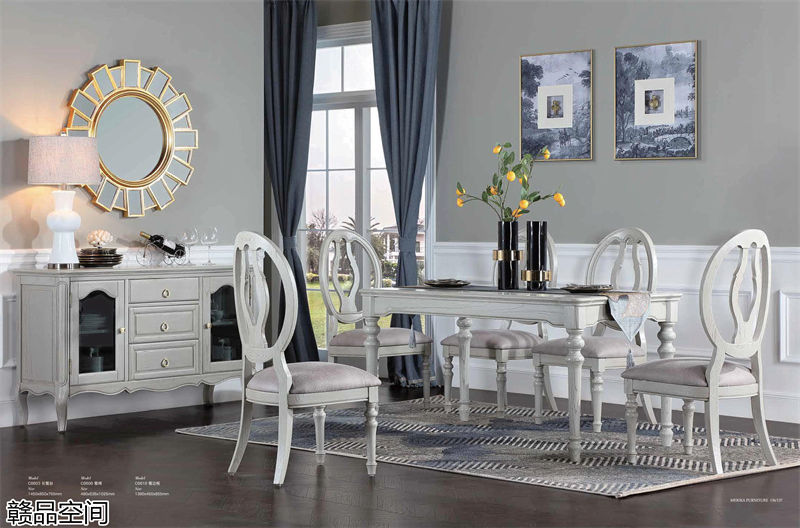 贛品空間高級灰系列美式家具