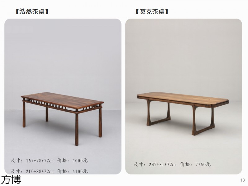 方博木舍 南美胡桃木、北美黑胡桃木茶空間家具
