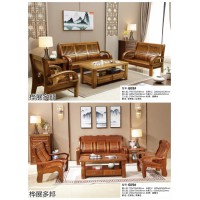 樺展多邦工程單沙發，南康實木沙發、香樟木、橡膠木、胡桃木沙發，江西樺展家具廠家