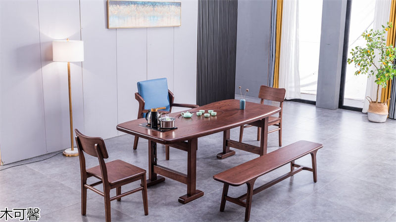 木可馨現代輕奢風格北美白蠟木套房家具