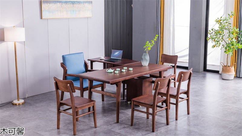 木可馨現代輕奢風格北美白蠟木套房家具