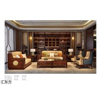 匯東方新中式烏金木家具,南康新中式全屋整裝定制,江西大平層、大別墅全案定制,華迪家具廠家
