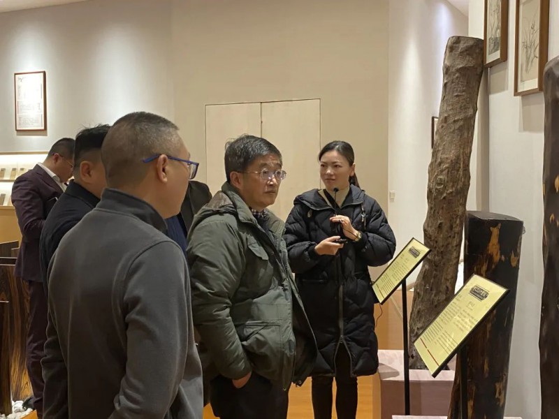 會前,調研組一行來到家居小鎮(會展中心、博覽中心)進行實地考察1