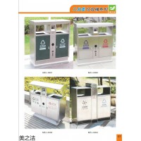 環衛家具，江西鋼板、塑料垃圾桶，贛州分類垃圾亭工程定制，美之潔環衛設備生產廠家