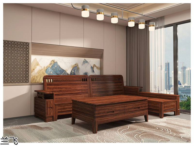 蘭飛實木兩廳家具