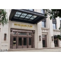 贛州銅門，江西別墅銅門、入戶大門定做，南康銅窗、銅屏風，金之盾銅門工程定制廠家