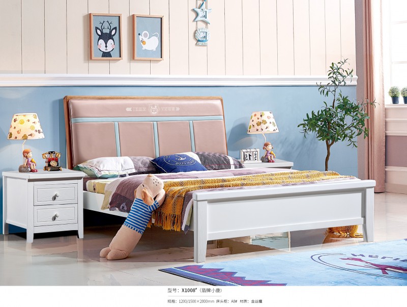 炫彩青少年兒童床X1008#（盾牌小鹿）