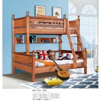 嘻哈年華金絲檀木青少年兒童床X03#子母床（圓盤）