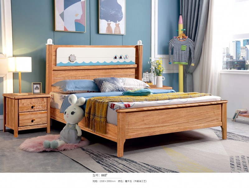 金絲檀木青少年兒童床065#