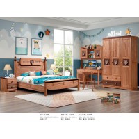 嘻哈年華金絲檀木青少年兒童床C-088#