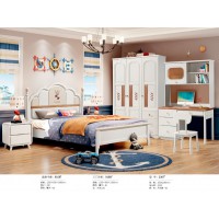 嘻哈年華奶油風青少年兒童床2307#