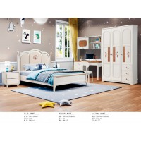 嘻哈年華奶油風青少年兒童床2305#