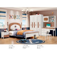 嘻哈年華奶油風青少年兒童床6525#