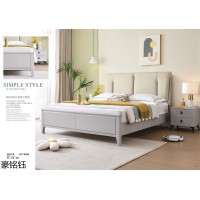 豪銘鈺時(shí)尚簡(jiǎn)約家具，南康實(shí)木床，江西極簡(jiǎn)奶油風(fēng)、意式軟體床、輕奢軟包床廠家