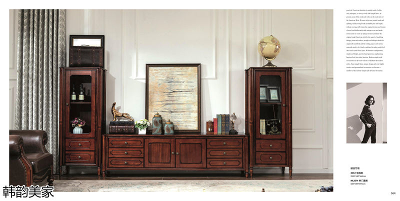 韓韻美家美式實木套房家具