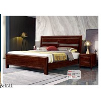 友億佳家具，南康實木床，江西印尼花梨木床、烏金木床，黑胡桃色、花梨色實木床廠家