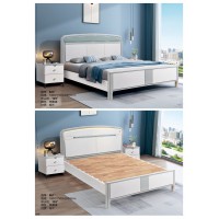 艾慕美佳實木輕奢風格家具，南康輕奢實木床，江西時尚簡約輕奢實木家具生產廠家