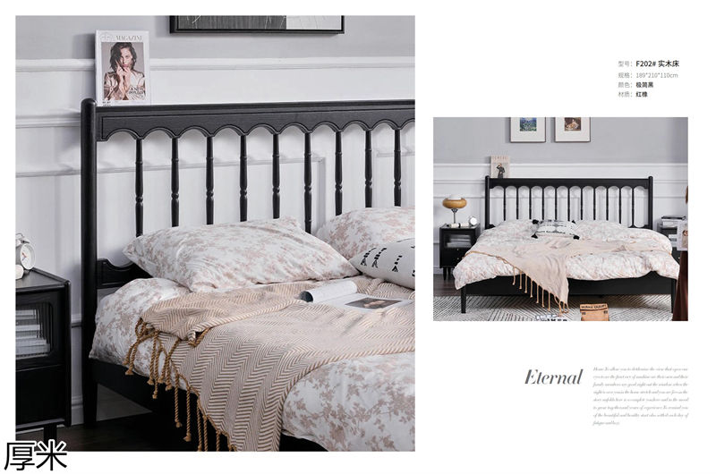 厚米中古風(fēng)北美紅橡家具