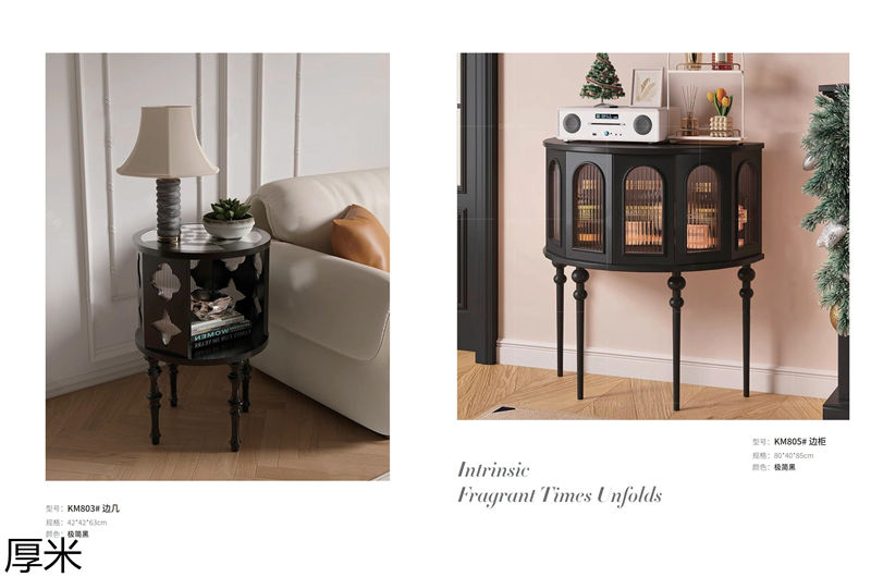 厚米中古風(fēng)北美紅橡家具