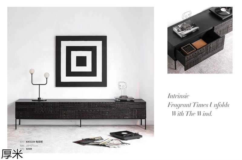 厚米中古風(fēng)北美紅橡家具