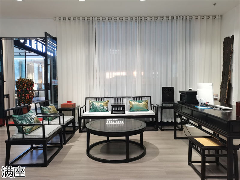 滿座紫光檀紅木家具