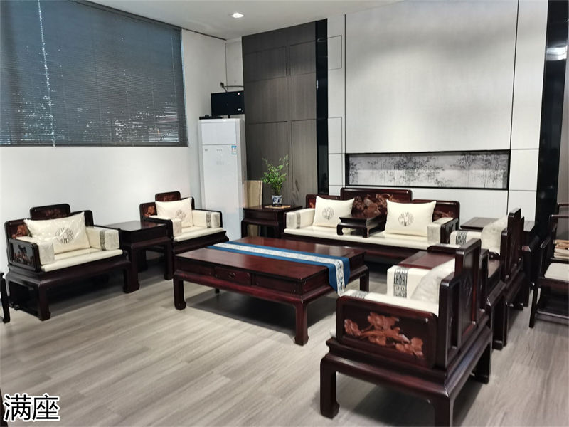 滿座紫光檀紅木家具