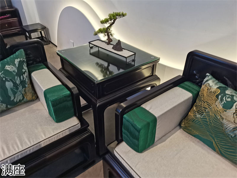 滿座紫光檀紅木家具