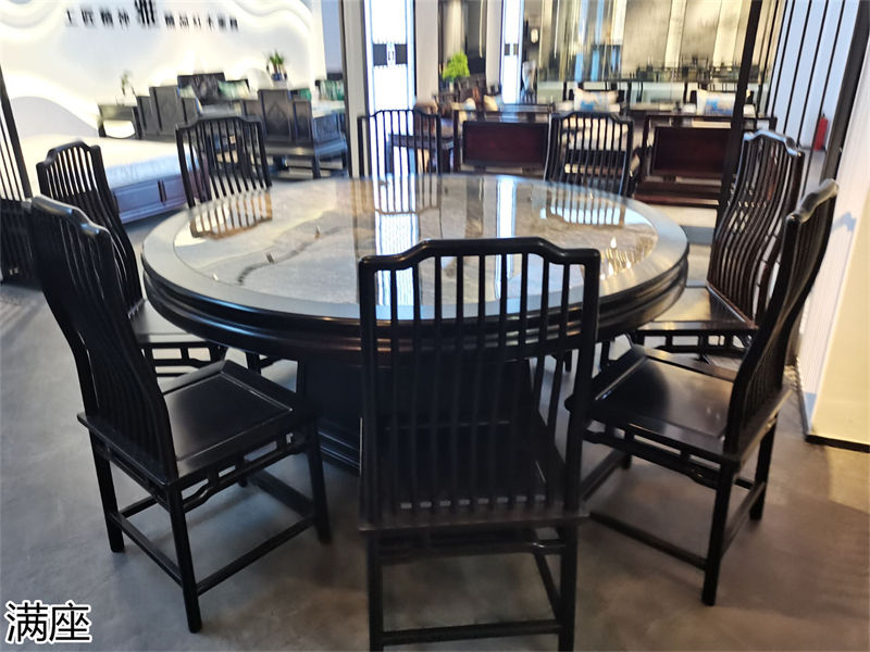 滿座紫光檀紅木家具