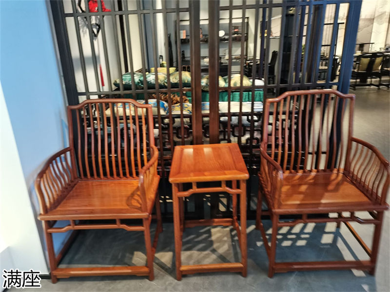 滿座紫光檀紅木家具