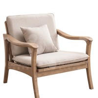 歌樂美白蠟木125單人位沙發