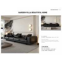 輕奢極簡風(fēng)格軟體家具，南康軟體沙發(fā)、皮床，江西皮沙發(fā)、軟床，園墅美家家具廠家