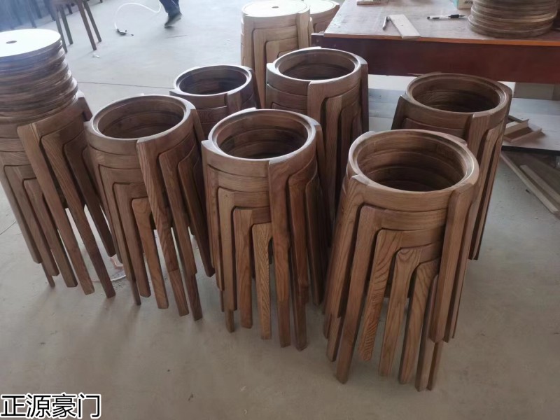 正源豪門 高端原木風車凳