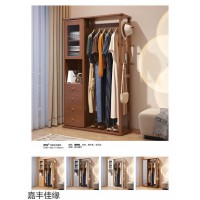 嘉豐佳緣多功能實(shí)木衣帽架，南康衣帽架、穿衣鏡，江西書桌、閱讀學(xué)習(xí)桌，宏光家具廠家