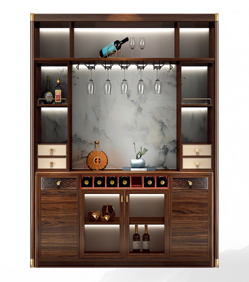 新中式三門酒柜1-552B#