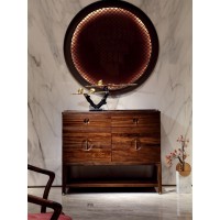 昌龍禾運(yùn)新中式烏金木斗柜1-321#
