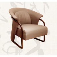 昌龍禾運新中式烏金木休閑椅1-216#