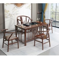 衛(wèi)府里新中式烏金木CT618-12茶臺、CY626圍椅、CY627月牙椅