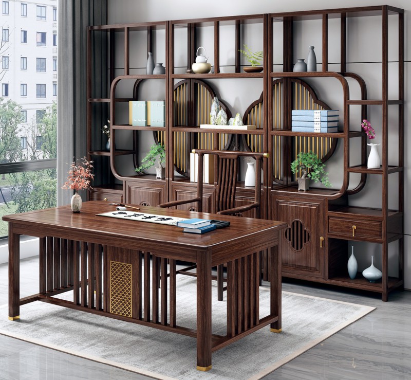 SZ602書桌、WZY626主椅、BGJ626博古架