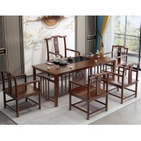 衛(wèi)府里新中式烏金木CT618-16茶臺、CY621主椅、CY622副椅