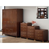 衛(wèi)府里新中式烏金木BG605四門衣柜、DG602三斗柜、DG602四斗柜、DG602五斗柜