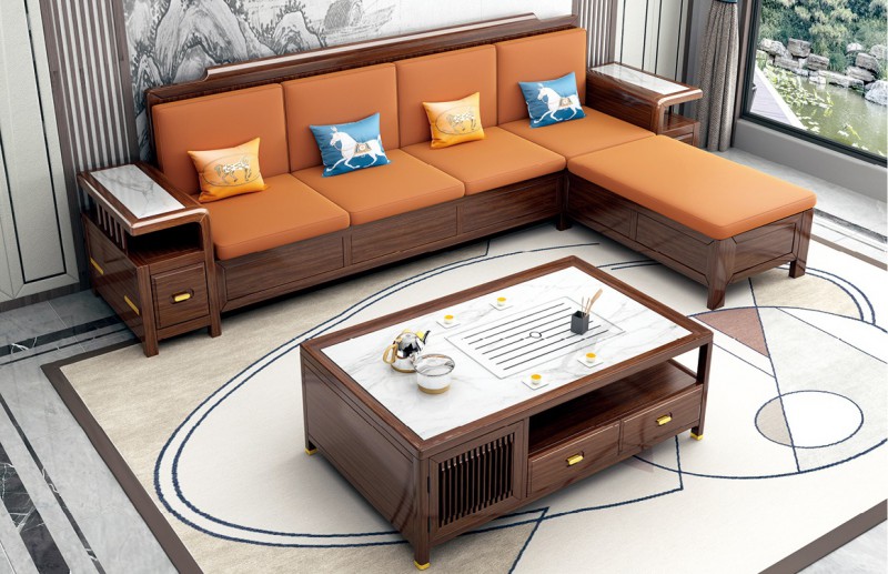 SF609轉角沙發、KT608茶幾