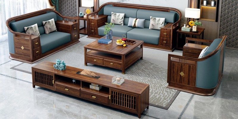 SF619沙發、KT609大方幾、KT606方幾、KG609電視柜